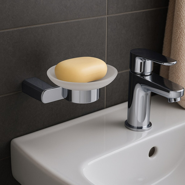 Изображение товара Набор аксессуаров для ванной и туалета Lauter 21SH1061 + 21SH1051 + 21SH70101 + 21SH1111 (Chrome, 4 предмета)