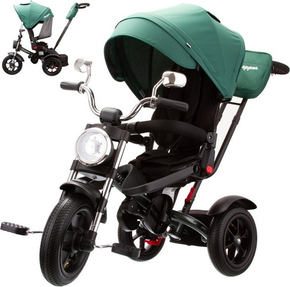 Изображение товара Трехколесный велосипед с ручкой Chopper CH1G-2 (зеленый)