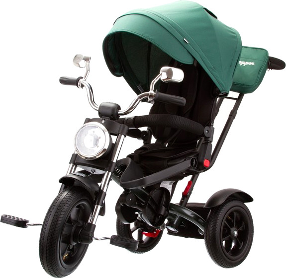 Изображение товара Трехколесный велосипед с ручкой Chopper CH1G-2 (зеленый)