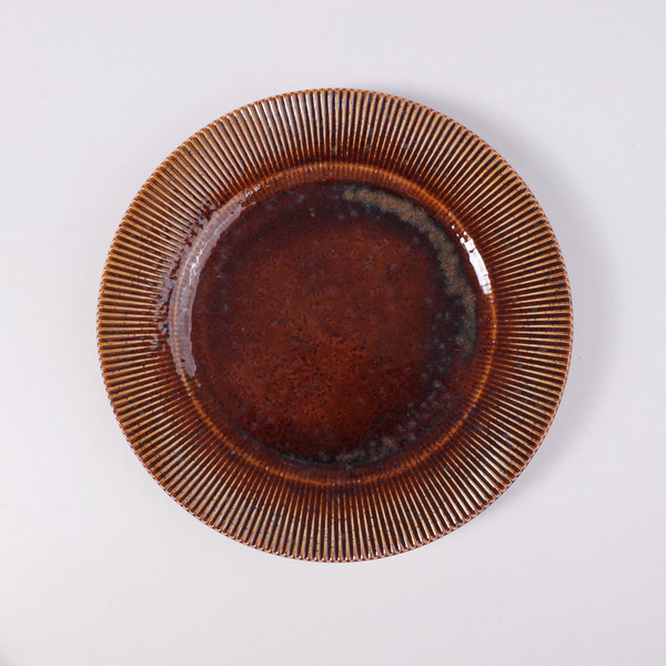 Изображение товара Блюдо AksHome Aurora d20x2.5см (фарфор/каштановый)