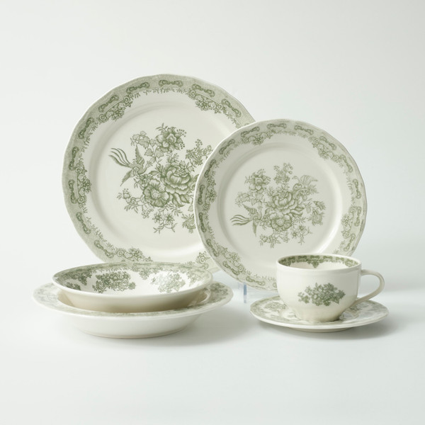 Изображение товара Блюдо AksHome Blossom d21.5x2.7см (керамика/зеленый)