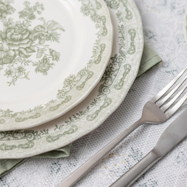 Изображение товара Блюдо AksHome Blossom d26.4x3.2см (керамика/зеленый)