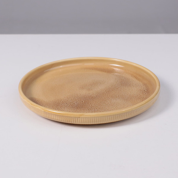 Изображение товара Блюдо AksHome Stria 30.6x23.3x3см (фарфор/пшеничный)