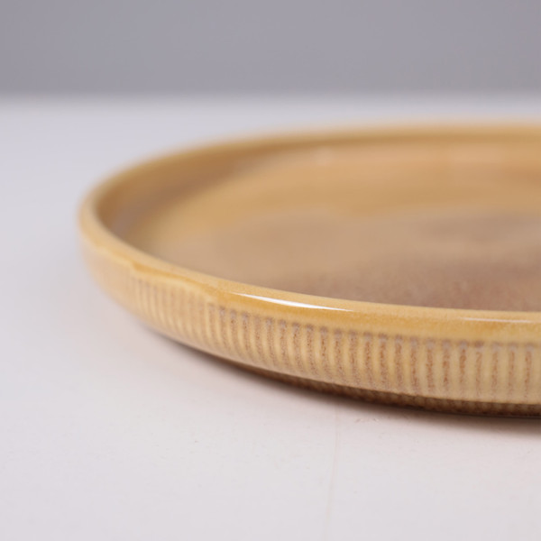 Изображение товара Блюдо AksHome Stria 30.6x23.3x3см (фарфор/пшеничный)