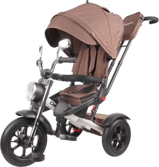 Изображение товара Трехколесный велосипед с ручкой Chopper CH1BR-2 (коричневый)