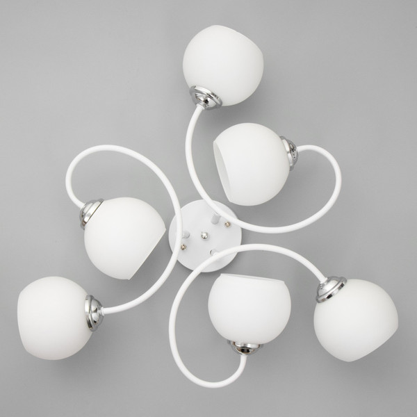 Изображение товара Люстра BayerLux 2717/6 / 7562807 (белый/хром)