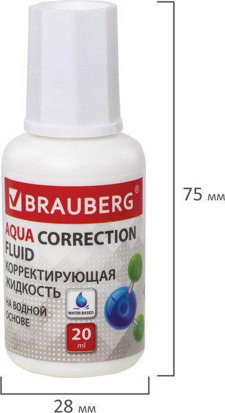 Изображение товара Корректор для текста Brauberg Aqua / 228643