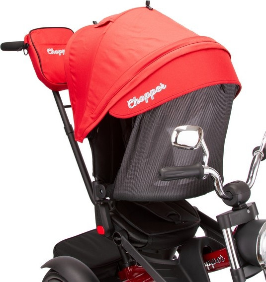 Изображение товара Трехколесный велосипед с ручкой Chopper CH1R-2 (красный)