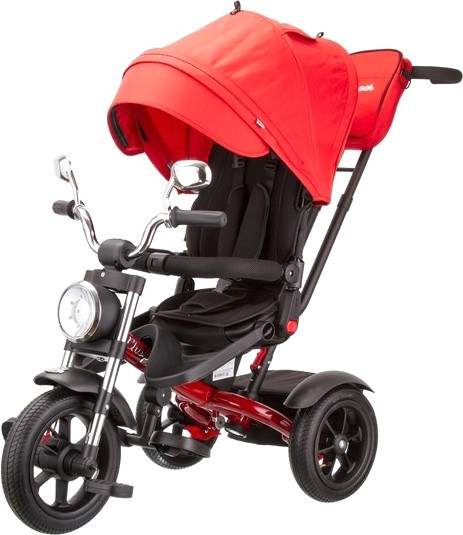 Изображение товара Трехколесный велосипед с ручкой Chopper CH1R-2 (красный)