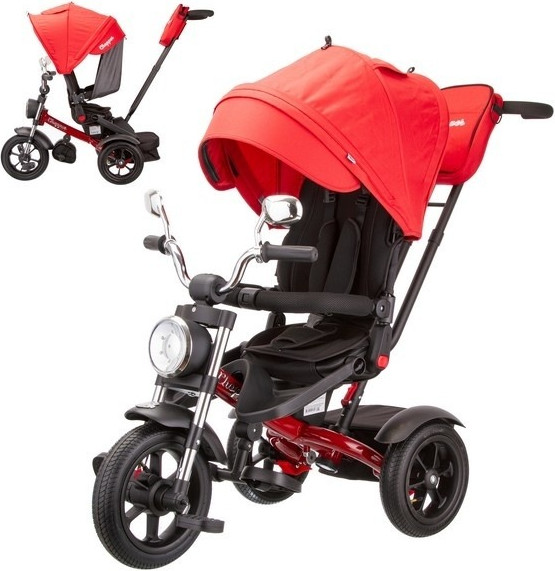 Изображение товара Трехколесный велосипед с ручкой Chopper CH1R-2 (красный)