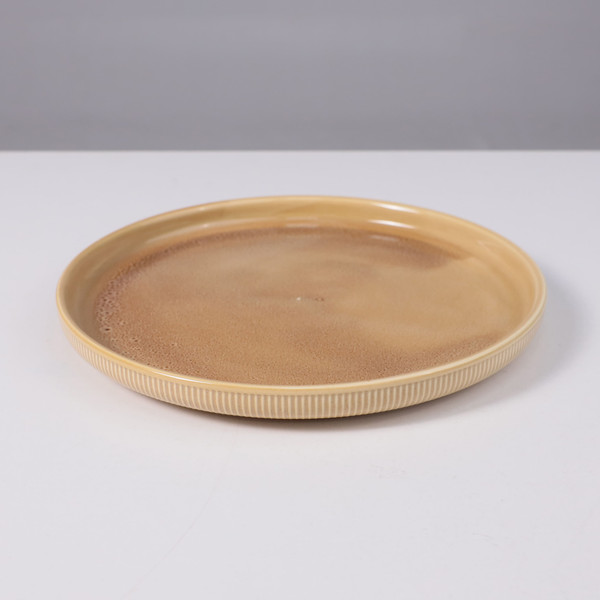 Изображение товара Блюдо AksHome Stria d26.5x3см (фарфор/пшеничный)