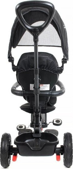 Изображение товара Трехколесный велосипед с ручкой QPlay QA6B (черный)