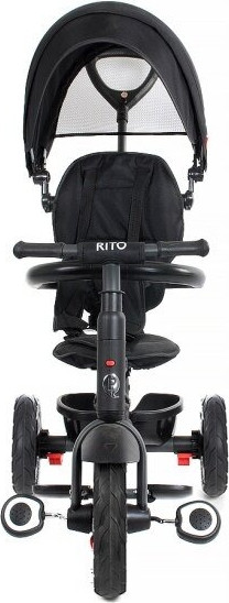 Изображение товара Трехколесный велосипед с ручкой QPlay QA6B (черный)