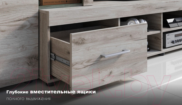 Изображение товара Стенка Империал Джерси (дуб крафт/серый)