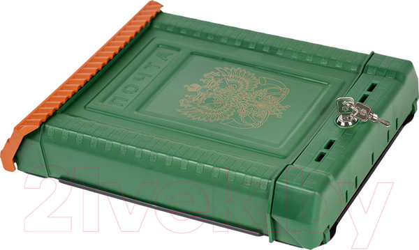 Изображение товара Почтовый ящик Цикл Премиум с орлом / 6026-00 (зеленый)