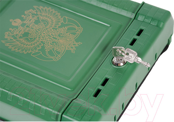 Изображение товара Почтовый ящик Цикл Премиум с орлом / 6026-00 (зеленый)