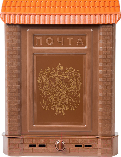 Изображение товара Почтовый ящик Цикл Премиум с орлом / 5920-00 (коричневый)