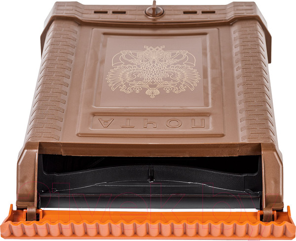 Изображение товара Почтовый ящик Цикл Премиум с орлом / 5920-00 (коричневый)