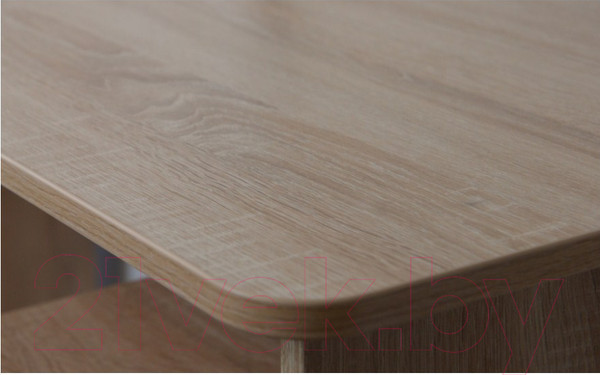 Изображение товара Письменный стол Империал Гарвард 1д1ящ 120 (дуб сонома/белый)