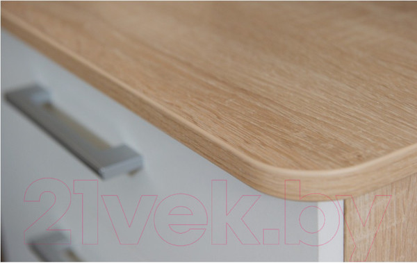 Изображение товара Письменный стол Империал Гарвард ПР 130x120 (дуб сонома/белый)