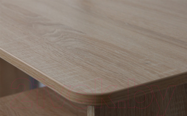 Изображение товара Письменный стол Империал Гарвард 3ящ ЛВ 130 (дуб сонома/белый)