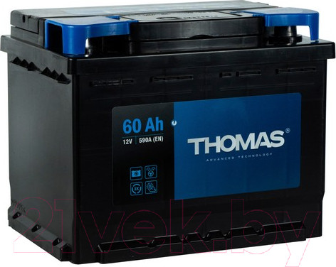 Изображение товара Автомобильный аккумулятор THOMAS L+ (60 А/ч)