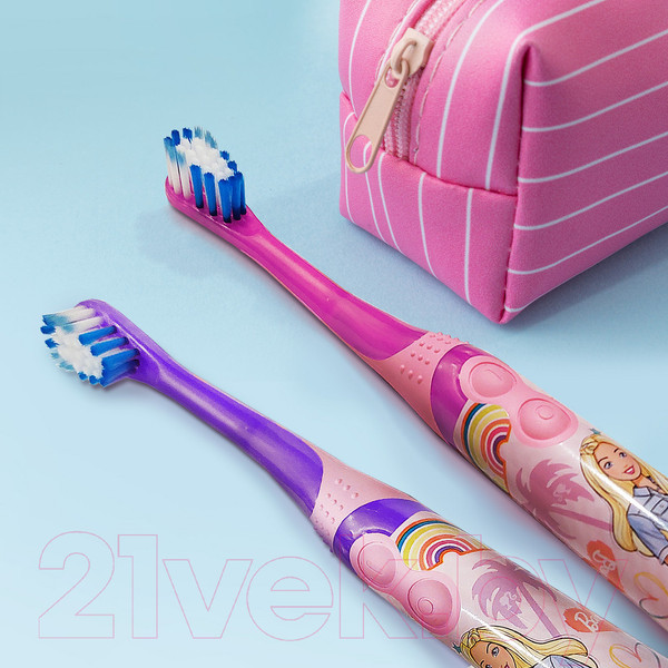 Изображение товара Детская электрическая зубная щетка Colgate Супермягкие щетинки (Barbie)