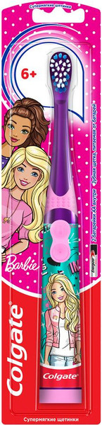 Изображение товара Детская электрическая зубная щетка Colgate Супермягкие щетинки (Barbie)