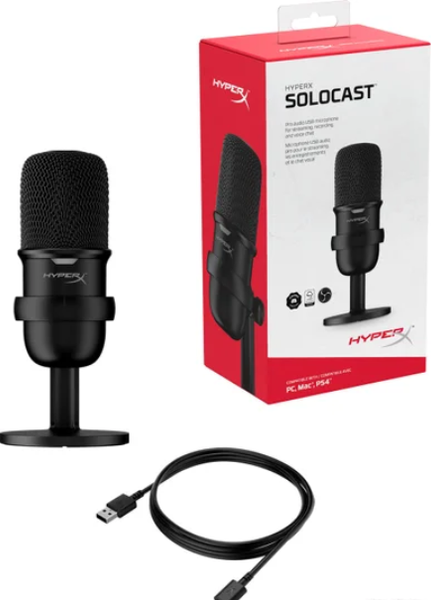 Изображение товара Микрофон HyperX 4P5P8AA SoloCast (черный)