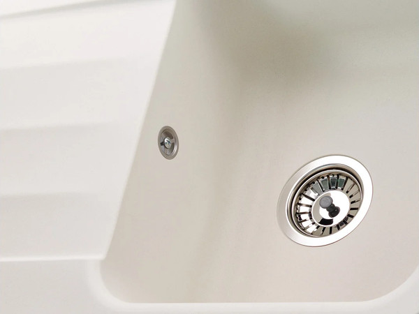 Изображение товара Мойка кухонная Kuppersberg Lira 1B1D White Alabaster