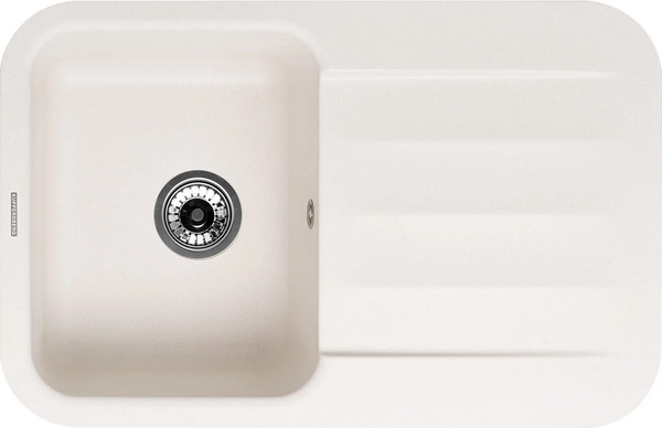 Изображение товара Мойка кухонная Kuppersberg Lira 1B1D White Alabaster