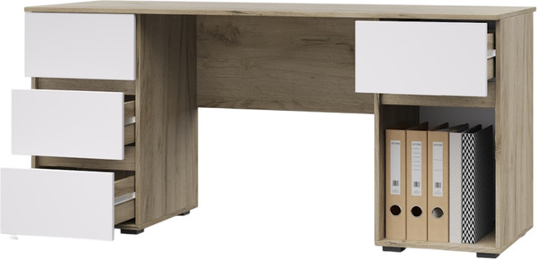 Изображение товара Письменный стол Modern Тифани Т90 (серый дуб/белый)