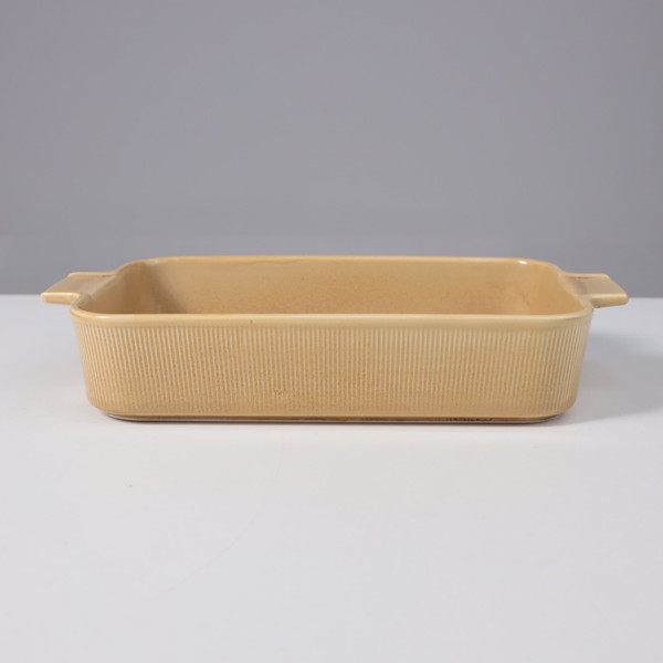 Изображение товара Форма для запекания AksHome Stria 22.5x36.2x7см (фарфор/пшеничный)