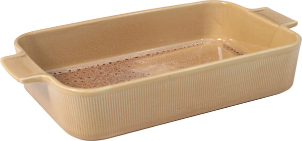 Изображение товара Форма для запекания AksHome Stria 22.5x36.2x7см (фарфор/пшеничный)