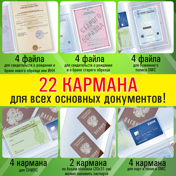 Изображение товара Папка для бумаг Staff Для семейных документов / 238341