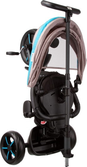 Изображение товара Трехколесный велосипед с ручкой QPlay Star1GB (серо-голубой)