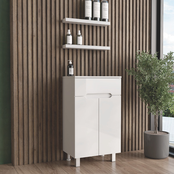 Изображение товара Тумба для ванной Onika Айленд 50 / 405004 (белый)