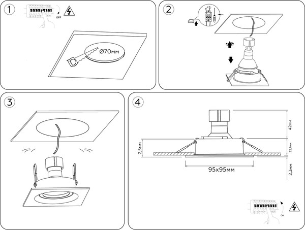 Изображение товара Точечный светильник Ambrella TN102743 WH (белый)