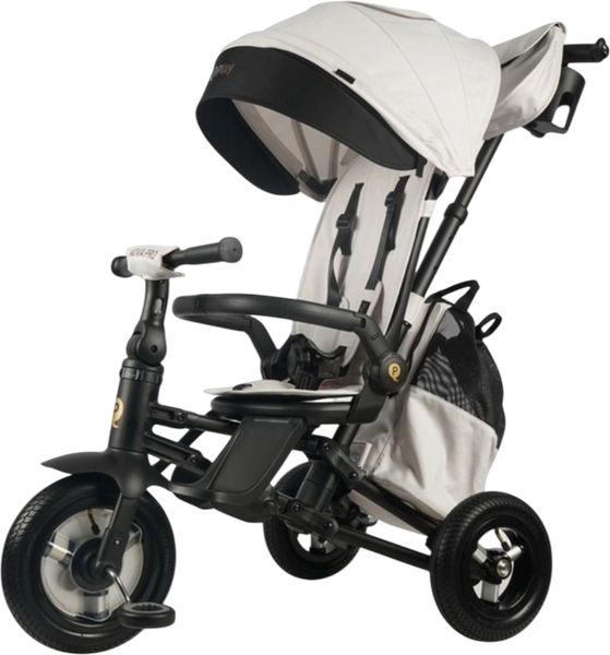 Изображение товара Трехколесный велосипед с ручкой QPlay NovaPlus1BJ (бежевый)