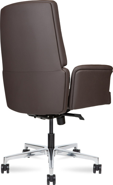 Изображение товара Кресло офисное Norden Bonno LB / HD-2204-3 L LB (коричневая кожа/алюминиевая база)