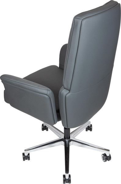 Изображение товара Кресло офисное Norden Bonno LB / HD-2204-2 L LB (серая кожа/алюминиевая база)