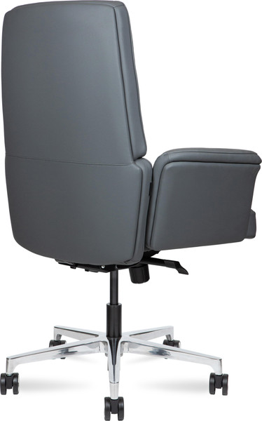 Изображение товара Кресло офисное Norden Bonno LB / HD-2204-2 L LB (серая кожа/алюминиевая база)