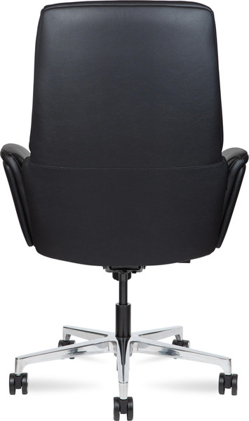 Изображение товара Кресло офисное Norden Bonno LB / HD-2204-1 L LB (черная кожа/алюминиевая база)