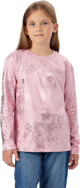 Изображение товара Лонгслив детский Mark Formelle 127931 (р.146-72, нежно-розовый/розовое напыление)