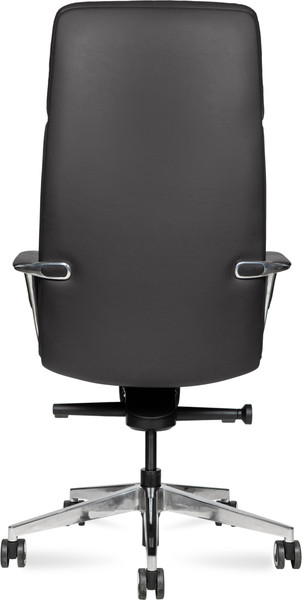 Изображение товара Кресло офисное Norden Neo / HD-2218-1 H (черная кожа/алюминиевая база)