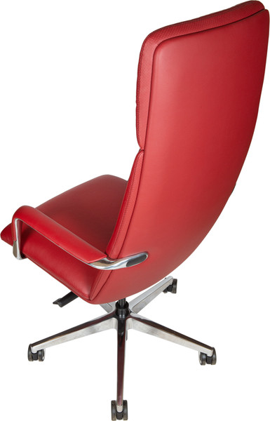 Изображение товара Кресло офисное Norden Neo / HD-2218-6 H (красная кожа/алюминиевая база)