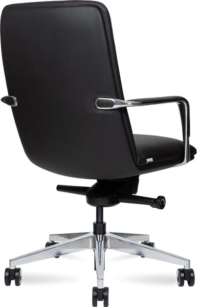 Изображение товара Кресло офисное Norden Neo LB / HD-2218-1 L LB (черная кожа/алюминиевая база)