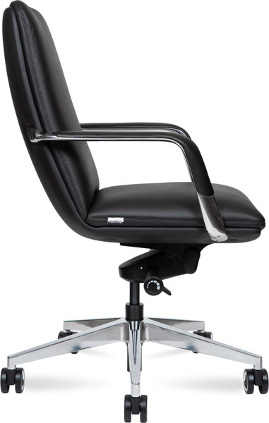 Изображение товара Кресло офисное Norden Neo LB / HD-2218-1 L LB (черная кожа/алюминиевая база)