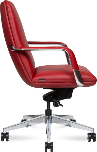 Изображение товара Кресло офисное Norden Neo LB / HD-2218-6 L LB (красная кожа/алюминиевая база)