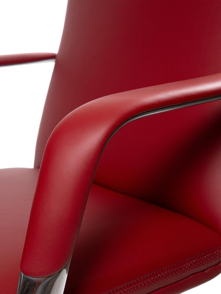 Изображение товара Кресло офисное Norden Neo LB / HD-2218-6 L LB (красная кожа/алюминиевая база)